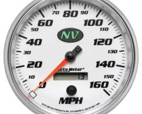 AutoMeter GAUGE; SPEEDOMETER; 5in.; 160MPH; ELEC. PROGRAMMABLE; NV