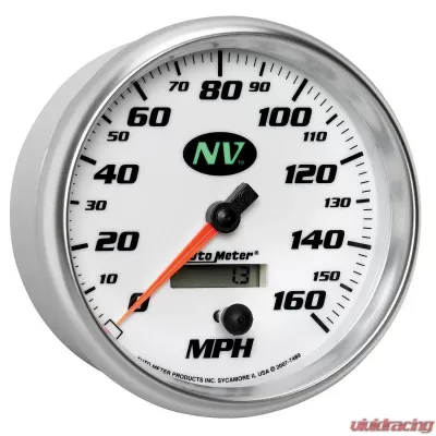 AutoMeter GAUGE; SPEEDOMETER; 5in.; 160MPH; ELEC. PROGRAMMABLE; NV - 7489