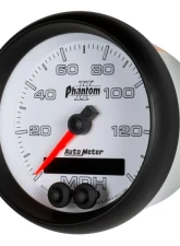 AutoMeter GAUGE; SPEEDOMETER; 3 3/8in.; 140MPH; GPS; PHANTOM II                                     - 7580 - Image 2
