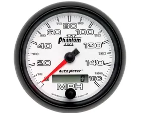 AutoMeter GAUGE; SPEEDOMETER; 3 3/8in.; 160MPH; ELEC. PROGRAMMABLE; PHANTOM II