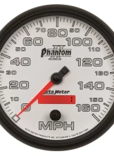 AutoMeter GAUGE; SPEEDOMETER; 5in.; 160MPH; ELEC. PROGRAMMABLE; PHANTOM II                                     - 7589 - Image 6