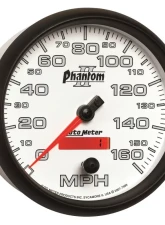 AutoMeter GAUGE; SPEEDOMETER; 5in.; 160MPH; ELEC. PROGRAMMABLE; PHANTOM II                                     - 7589 - Image 5