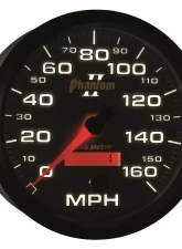 AutoMeter GAUGE; SPEEDOMETER; 5in.; 160MPH; ELEC. PROGRAMMABLE; PHANTOM II                                     - 7589 - Image 6
