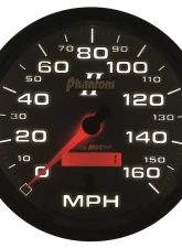 AutoMeter GAUGE; SPEEDOMETER; 5in.; 160MPH; ELEC. PROGRAMMABLE; PHANTOM II                                     - 7589 - Image 4