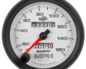 AutoMeter GAUGE; SPEEDOMETER; 3 3/8in.; 160MPH; MECHANICAL; PHANTOM II