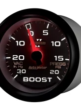 AutoMeter GAUGE; VAC/BOOST; 2 5/8in.; 30INHG-20PSI; MECHANICAL; PHANTOM II                                     - 7801 - Image 3