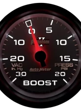 AutoMeter GAUGE; VAC/BOOST; 2 5/8in.; 30INHG-20PSI; MECHANICAL; PHANTOM II                                     - 7801 - Image 4