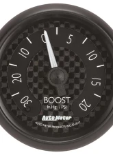 AutoMeter GAUGE; VAC/BOOST; 2 1/16in.; 30INHG-20PSI; MECHANICAL; GT                                     - 8001 - Image 6