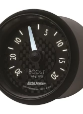 AutoMeter GAUGE; VAC/BOOST; 2 1/16in.; 30INHG-20PSI; MECHANICAL; GT                                     - 8001 - Image 3