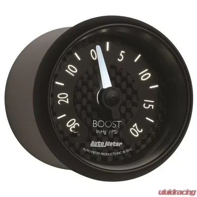 AutoMeter GAUGE; VAC/BOOST; 2 1/16in.; 30INHG-20PSI; MECHANICAL; GT - 8001