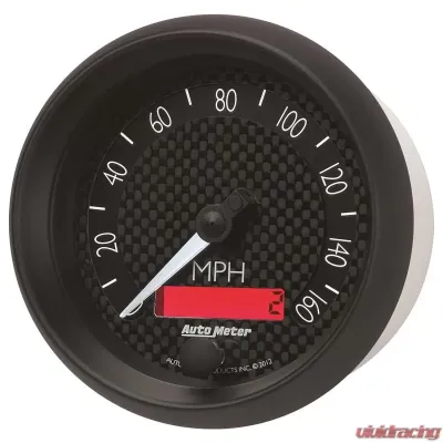 AutoMeter GAUGE; SPEEDOMETER; 3 3/8in.; 160MPH; ELEC. PROGRAMMABLE; GT - 8088