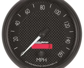 AutoMeter GAUGE; SPEEDOMETER; 5in.; 160MPH; ELEC. PROGRAMMABLE; GT