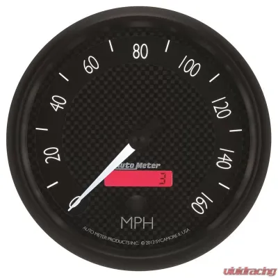 AutoMeter GAUGE; SPEEDOMETER; 5in.; 160MPH; ELEC. PROGRAMMABLE; GT - 8089