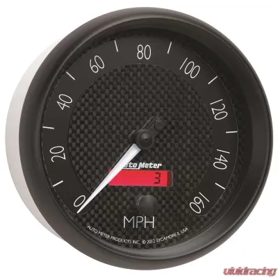 AutoMeter GAUGE; SPEEDOMETER; 5in.; 160MPH; ELEC. PROGRAMMABLE; GT - 8089