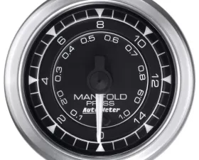 AutoMeter GAUGE; MANIFOLD PRESSURE; 2 1/16in.; 15PSI; DIGITAL STEPPER MOTOR; CHRONO