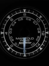 AutoMeter GAUGE; MANIFOLD PRESSURE; 2 1/16in.; 15PSI; DIGITAL STEPPER MOTOR; CHRONO                                     - 8150 - Image 4