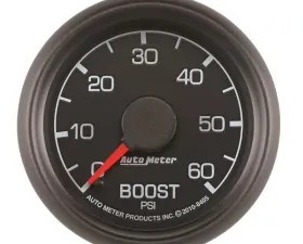 AutoMeter GAUGE; BOOST; 2 1/16in.; 60PSI; MECHANICAL; FORD FACTORY MATCH Ford 1999-2007