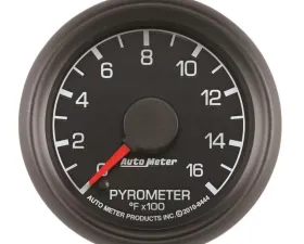 AutoMeter GAUGE; PYROMETER (EGT); 2 1/16in.; 1600deg.F; STEPPER MOTOR; FORD FACTORY MATCH Ford 1999-2007