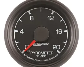 AutoMeter GAUGE; PYROMETER (EGT); 2 1/16in.; 2000deg.F; STEPPER MOTOR; FORD FACTORY MATCH Ford 1999-2007