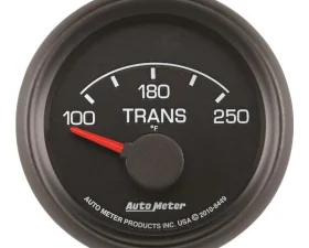 AutoMeter GAUGE; TRANSMISSION TEMP; 2 1/16in.; 100-250deg.F; ELECTRIC; FORD FACTORY MATCH Ford 1999-2007