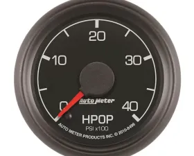 AutoMeter GAUGE; HIGH PRESS OIL PUMP; 2 1/16in.; 4KPSI; STEPPER MOTOR; FORD FACTORY MATCH