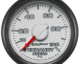AutoMeter GAUGE; EXHAUST PRESS.; 2 1/16in.; 100PSI; MECHANICAL; RAM GEN 3 FACTORY MATCH Dodge 2003-2009