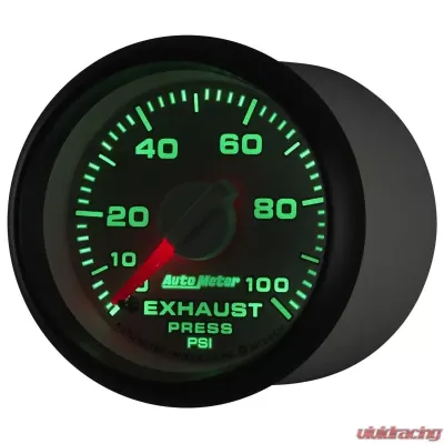 AutoMeter GAUGE; EXHAUST PRESS.; 2 1/16in.; 100PSI; MECHANICAL; RAM GEN 3 FACTORY MATCH Dodge 2003-2009 - 8526