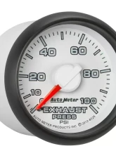 AutoMeter GAUGE; EXHAUST PRESS.; 2 1/16in.; 100PSI; MECHANICAL; RAM GEN 3 FACTORY MATCH Dodge 2003-2009                                     - 8526 - Image 5