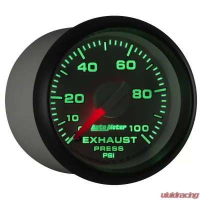 AutoMeter GAUGE; EXHAUST PRESS.; 2 1/16in.; 100PSI; MECHANICAL; RAM GEN 3 FACTORY MATCH Dodge 2003-2009 - 8526