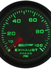 AutoMeter GAUGE; EXHAUST PRESS.; 2 1/16in.; 100PSI; MECHANICAL; RAM GEN 3 FACTORY MATCH Dodge 2003-2009                                     - 8526 - Image 4