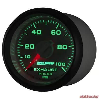 AutoMeter GAUGE; EXHAUST PRESS.; 2 1/16in.; 100PSI; STEPPER MOTOR; RAM GEN 3 FACTORY MATCH Dodge 2003-2009 - 8595