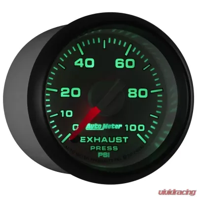 AutoMeter GAUGE; EXHAUST PRESS.; 2 1/16in.; 100PSI; STEPPER MOTOR; RAM GEN 3 FACTORY MATCH Dodge 2003-2009 - 8595