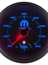 AutoMeter GAUGE; OIL TEMP; 2 5/8in.; 340deg.F; STEPPER MOTOR W/PEAK/WARN; WHITE; MOPAR                                     - 880251 - Image 4