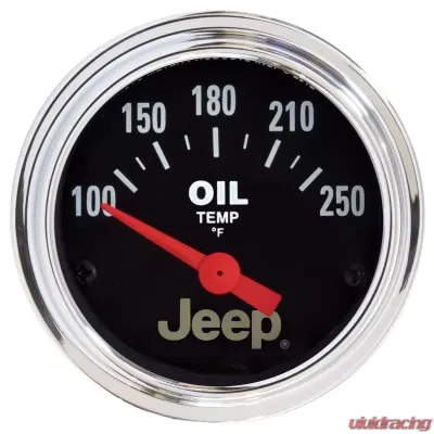 AutoMeter GAUGE; TRANSFER CASE TEMP; 2 1/16in.; 250deg.F; ELEC; JEEP - 880430