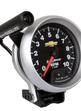 AutoMeter GAUGE; TACHOMETER; 3 3/4in.; 10K RPM; PEDESTAL W/EXT. QUICK-LITE; CHEVY GOLD BOW                                     - 880662 - Image 2