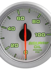 AutoMeter 2-1/16in. OIL PRESS; 0-100 PSI; AIRDRIVE; SILVER                                     - 9152-UL - Image 3