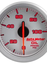 AutoMeter 2-1/16in. OIL PRESS; 0-100 PSI; AIRDRIVE; SILVER                                     - 9152-UL - Image 2