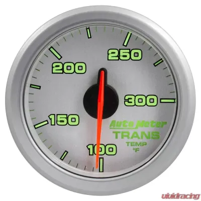 AutoMeter 2-1/16in. TRANS TEMP; 100-300`F; AIRDRIVE; SILVER - 9157-UL