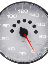 AutoMeter GAUGE; SPEEDOMETER; 5in.; 180 MPH; ELEC. PROGRAMMABLE; WHITE/BLACK; SPEK-PRO                                     - P230128 - Image 2