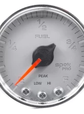 AutoMeter GAUGE; FUEL LEVEL; 2 1/16in.; 0-270O PROGRAMMABLE; SLVR/CHRM; SPEK-PRO                                     - P31221 - Image 3
