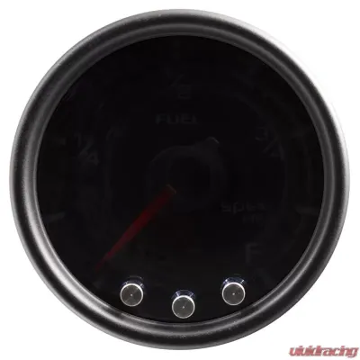 AutoMeter GAUGE; FUEL LEVEL; 2 1/16in.; 0-270O PROGRAMMABLE; BLK/SMOKE/BLK; SPEK-PRO - P31252