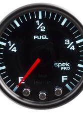AutoMeter GAUGE; FUEL LEVEL; 2 1/16in.; 0-270O PROGRAMMABLE; BLK/SMOKE/BLK; SPEK-PRO                                     - P31252 - Image 2