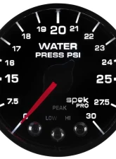 AutoMeter 2-1/16in. WATER PRESS; 0-30 PSI; BFB; SPEK; NL                                     - P550328-N1 - Image 4