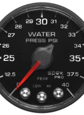 AutoMeter 2-1/16in. WATER PRESS; 0-40 PSI; BFB; SPEK; NL                                     - P551328-N1 - Image 7