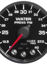 AutoMeter 2-1/16in. WATER PRESS; 0-40 PSI; BFB; SPEK; NL                                     - P551328-N1 - Image 2