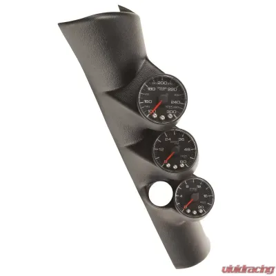 AutoMeter DSL GA KIT; A-PILLR W/SPKR; RAM 98-02; BST/EGT/TRANS; 60PSI/2Kdeg.F/300deg.F; BK Dodge 1998-2002 - P73001