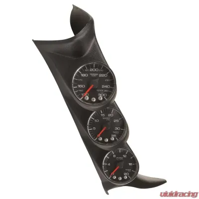 AutoMeter DSL GA KIT; A-PILLR W/SPKR; GM 01-07; BST/EGT/TRANS; 35PSI/2Kdeg.F/300deg.F; BLK - P73021