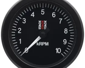 AutoMeter TACHOMETER; SPORT; 88MM; BLACK; 0-10K RPM