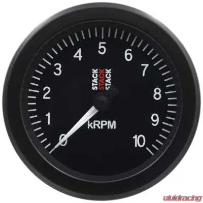 AutoMeter TACHOMETER; SPORT; 88MM; BLACK; 0-10K RPM - ST100-010