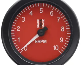 AutoMeter TACHOMETER; SPORT; 88MM; RED; 0-10K RPM